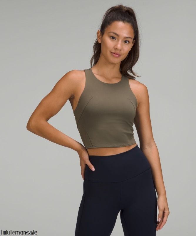 Lululemon Damen DELULU305 | Carob Brown Belebendes Trainings-tanktop